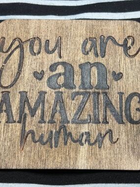 Chraftastic 4x4 Inspirational Wooden Magnet